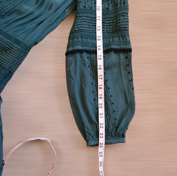 Sea NY the Azzedine long sleeve tunic dress green size 8 - Picture 13 of 16